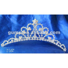 Rhinestone boda tiara peine (GWST12-028)